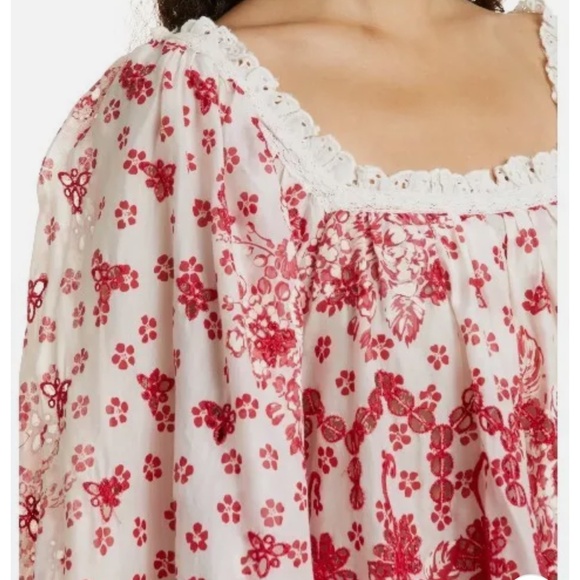 Broderie Anglaise Crop Top BYTIMO - Picture 2 of 9